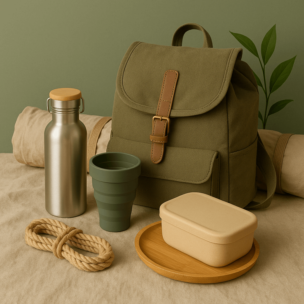 Bambus-Zubehör in stilvollem Naturdesign von Bamboria – ideal für Küche und Bad