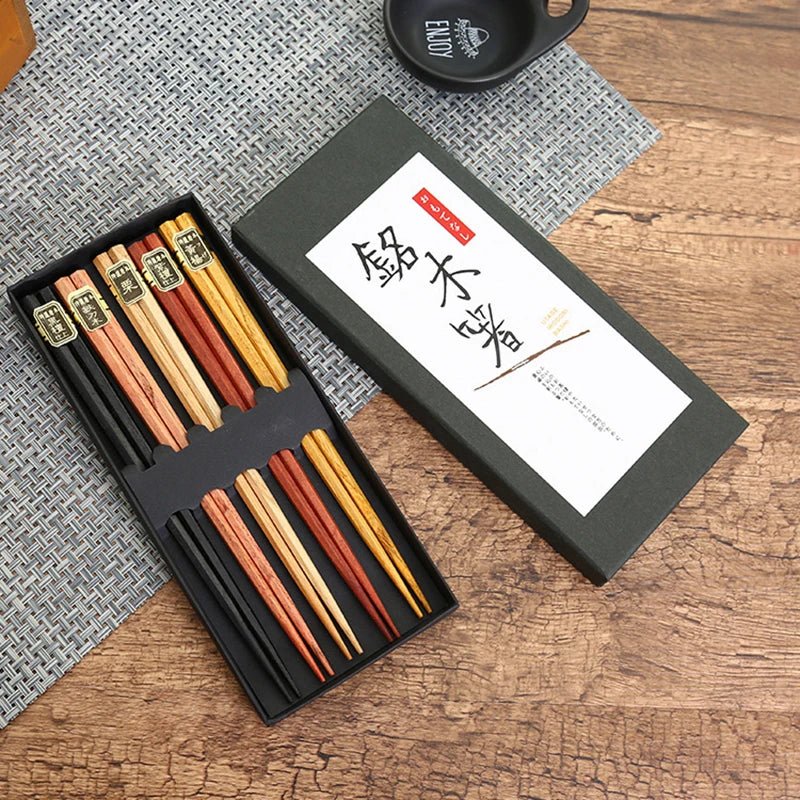 BAMBORIA Naturprodukt nachhaltige Kyoto Eßstäbchen aus FSC-zertifiziertem Holz - Umweltfreundliche Naturprodukte für bewussten Sushi-Genuss