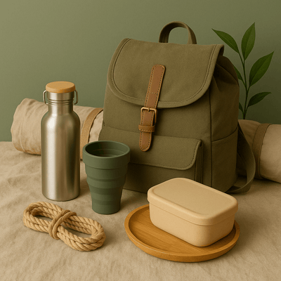 Bambus-Zubehör in stilvollem Naturdesign von Bamboria – ideal für Küche und Bad
