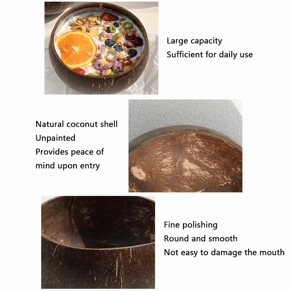 Zero-Waste Bowl aus Kokosnussschale – plastikfrei & biologisch