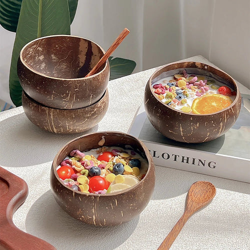 Handgemachte Kokosnuss-Bowl aus echter Schale – CocoNature