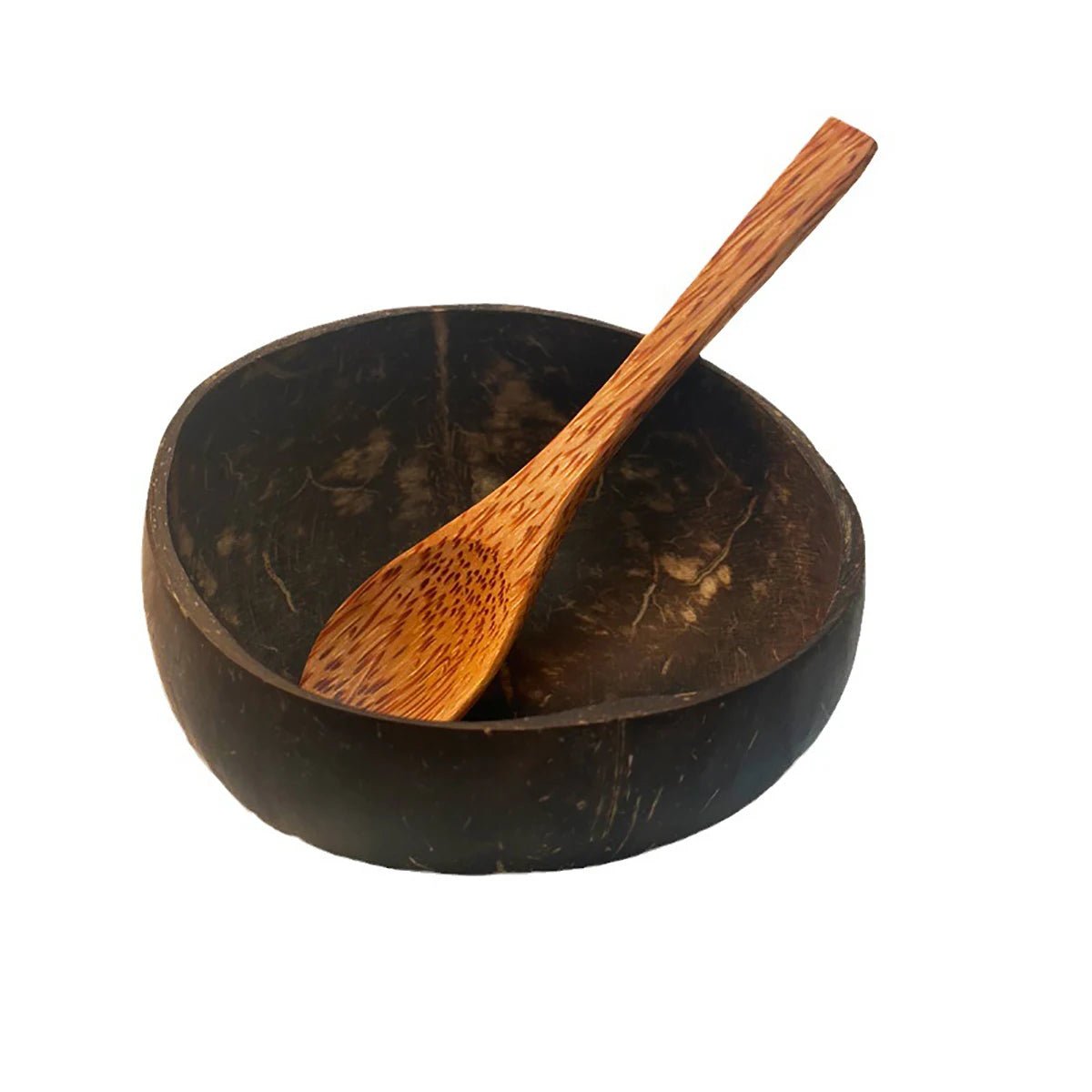 Natürliches Bowl-Set mit Löffel – plastikfrei & stilvoll servieren