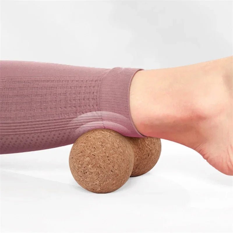 Triggerpunkt-Massage mit ergonomischem Naturkork-Bogen