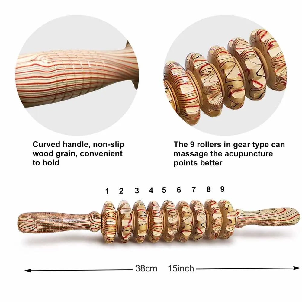Flexibler Stahlkern des Rollers – passt sich der Körperform an