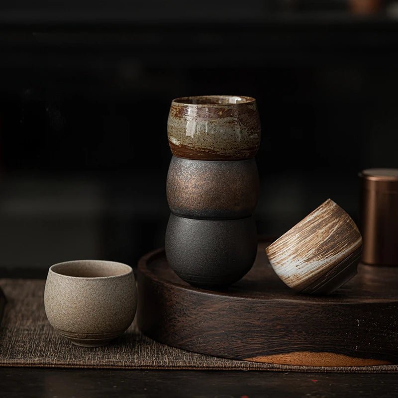 Bamboria Shizuku Teetasse aus Keramik im japanischen Stil