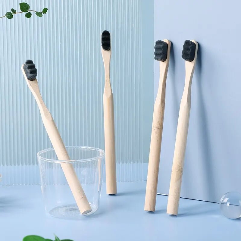 Bamboria Zahnbürste mit Bambusgriff – ergonomisch & leicht