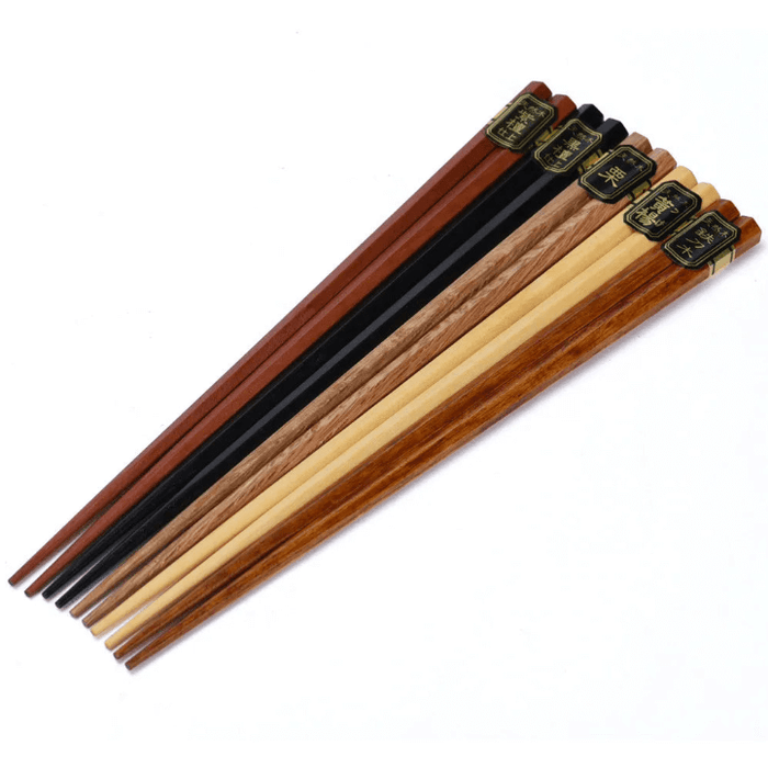 Kyoto Stäbchen – 5 Paar Sushi - Essstäbchen aus Holz - Bamboria