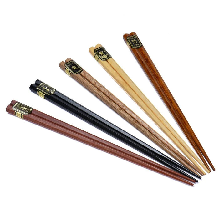 Kyoto Stäbchen – 5 Paar Sushi - Essstäbchen aus Holz - Bamboria