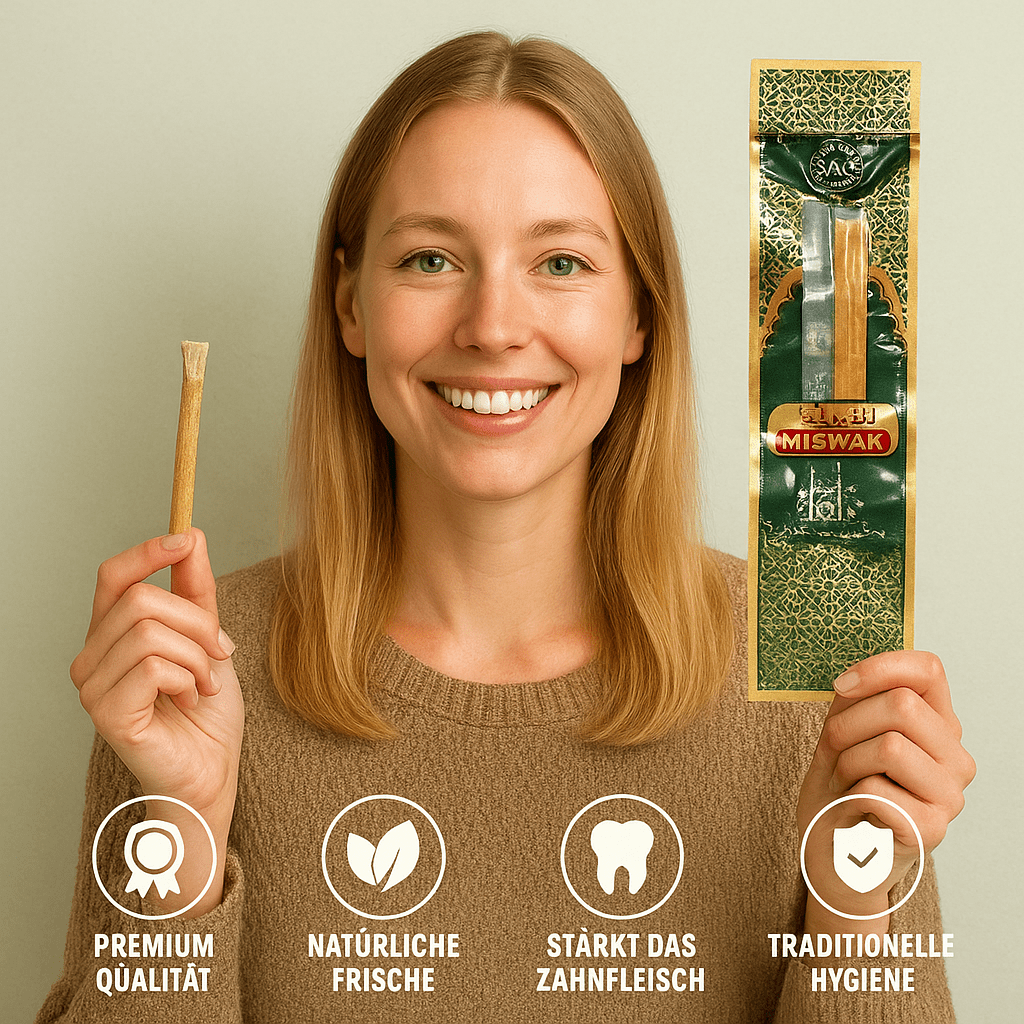 Miswak Zahnbürste – Natürlich, antibakteriell & plastikfrei - Bamboria