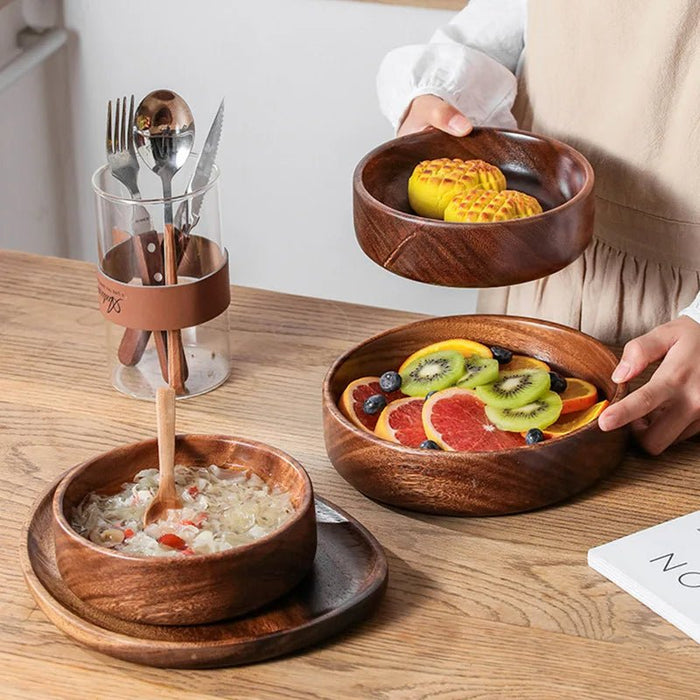 Nocca Bowl - Walnussholz Handmade - Bamboria