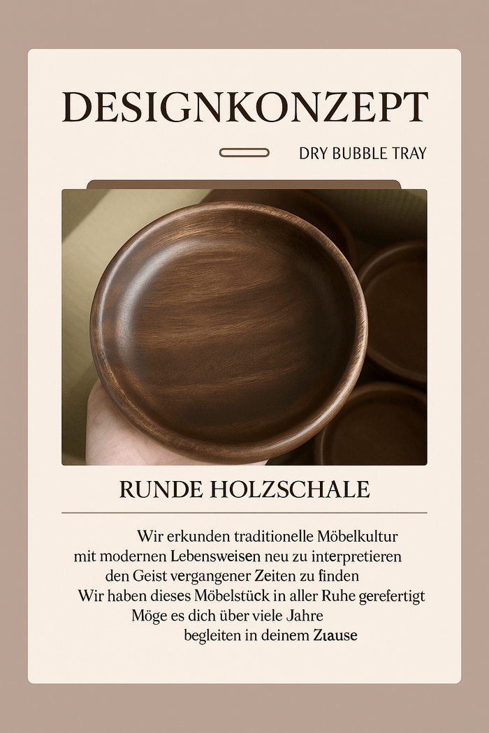 Nocca Bowl - Walnussholz Handmade - Bamboria
